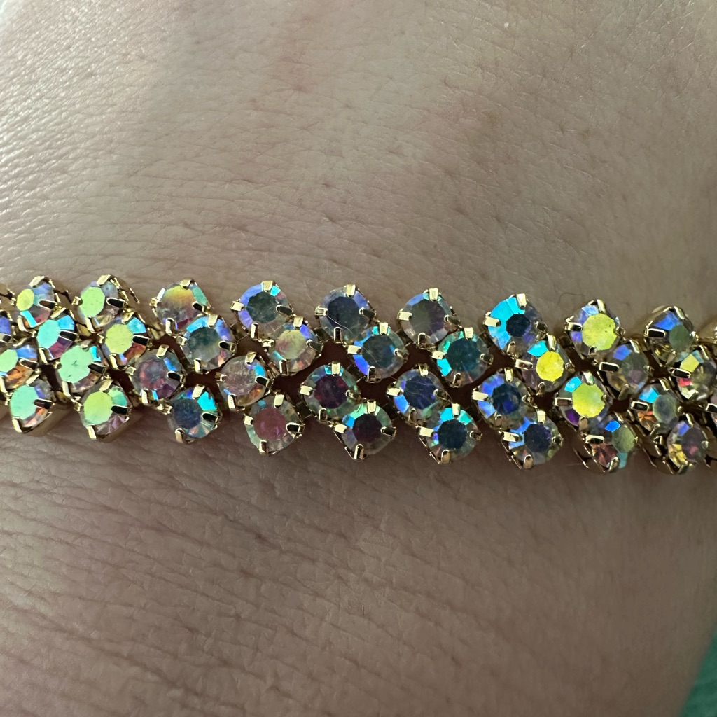 Gold And Silver Multi-Strand Beaded Necklaces
